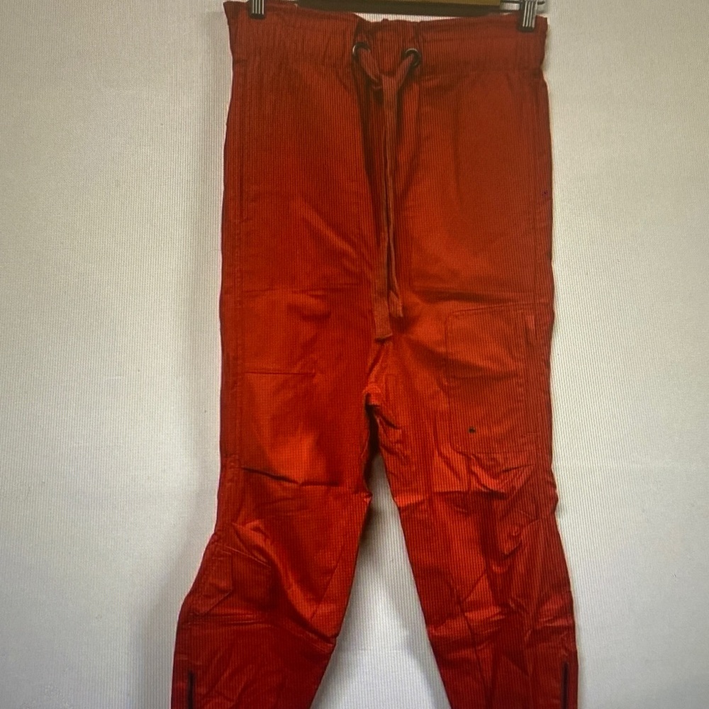 Free People Red Drawstring Jogger Pants